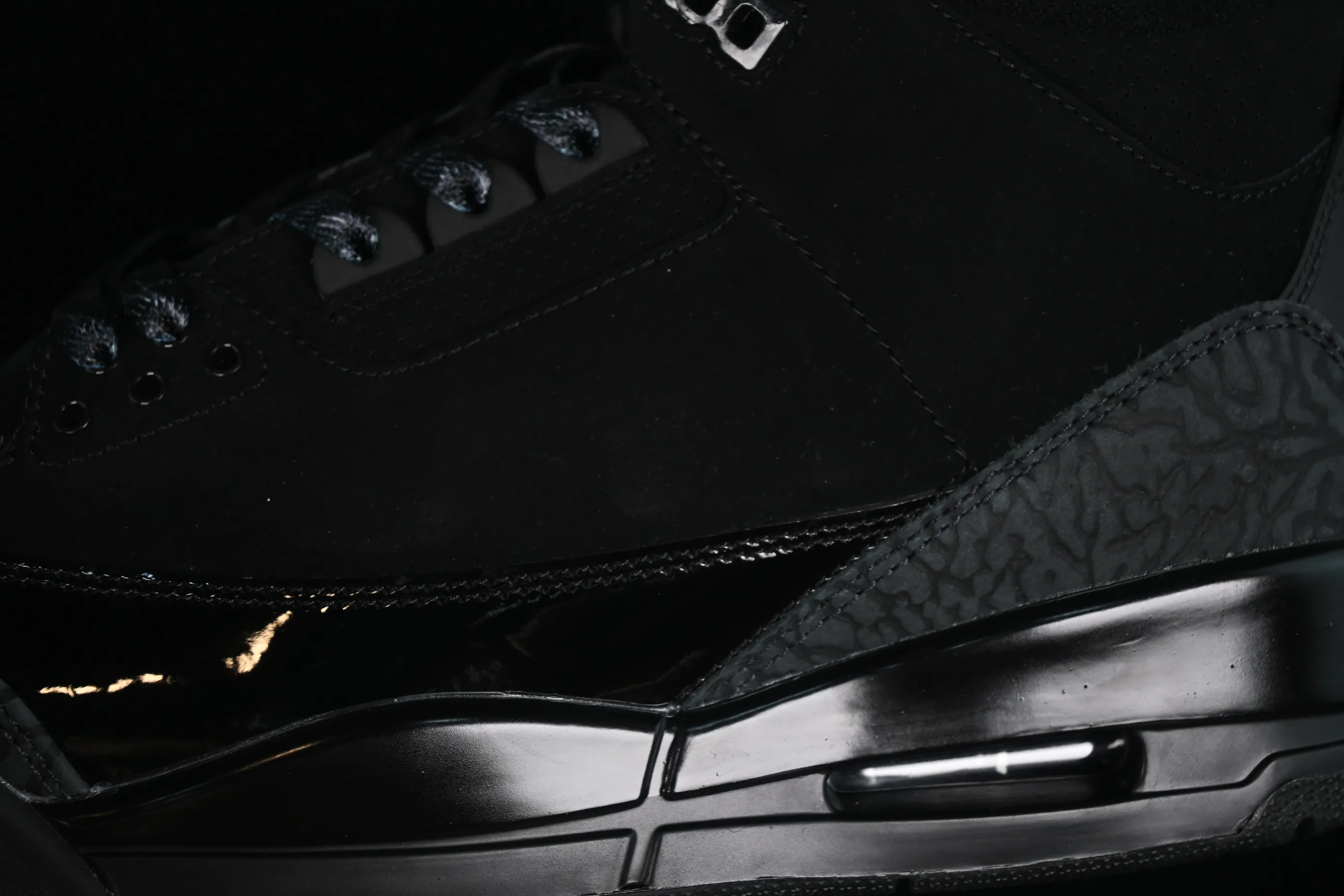 All categories Air Jordan Jordan series basketball shoes Air Jordan 3 GX foreign trade version Air Jordan 3 Retro AJ3 Joe 3 midnight black retro basketball shoes CT8532-001